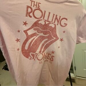 Rolling Stones Graphic Tee Tongue Logo US Tour 78 Band Shirt Rock Tee